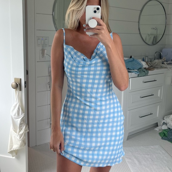 Dresses & Skirts - Blue Gingham Dress